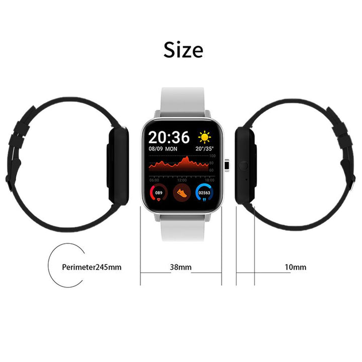 Waterproof Smart Sport Watch Full Color HD Screen Bluetooth Watch - MAEZTOZO