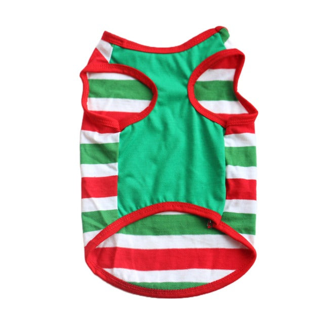 Pet Dog Clothing Cotton Stripe Vest Puppy Cotton - MAEZTOZO